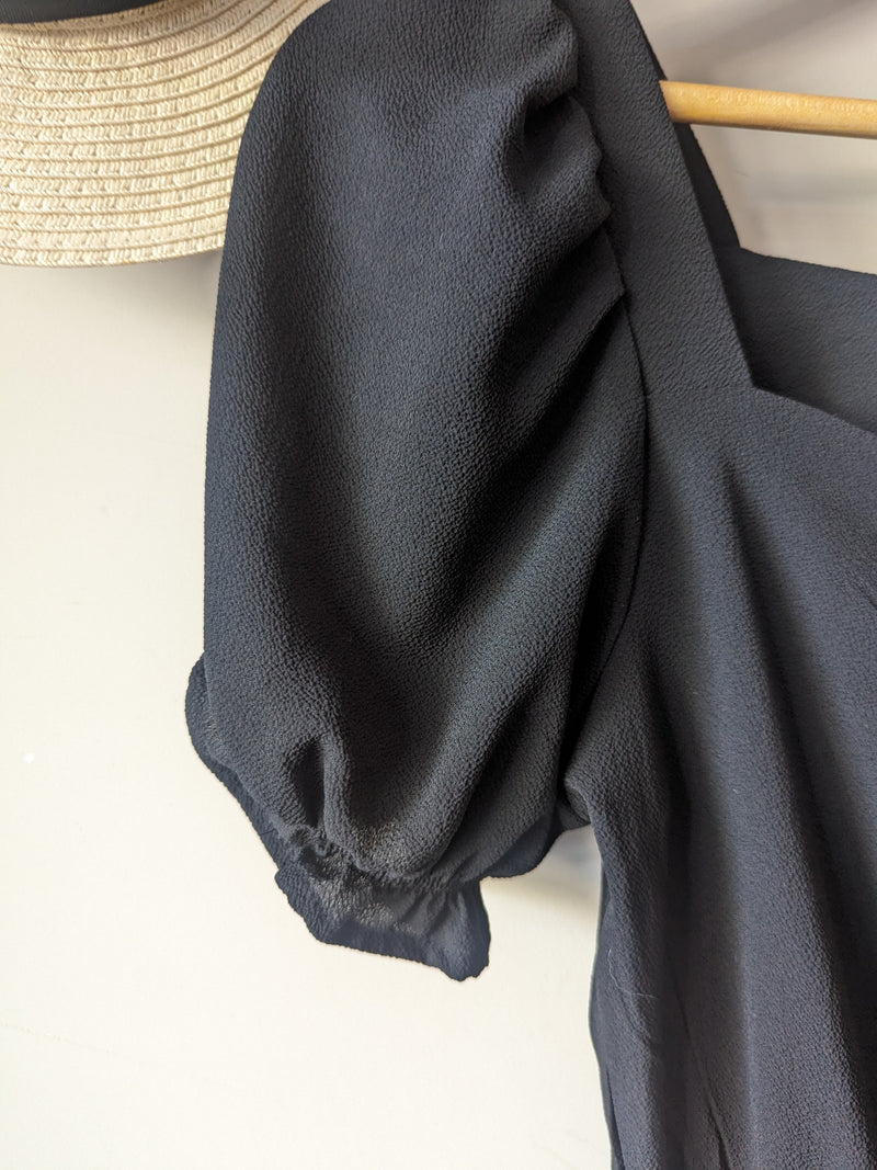 Perfect summer black dress - AtaCollections 