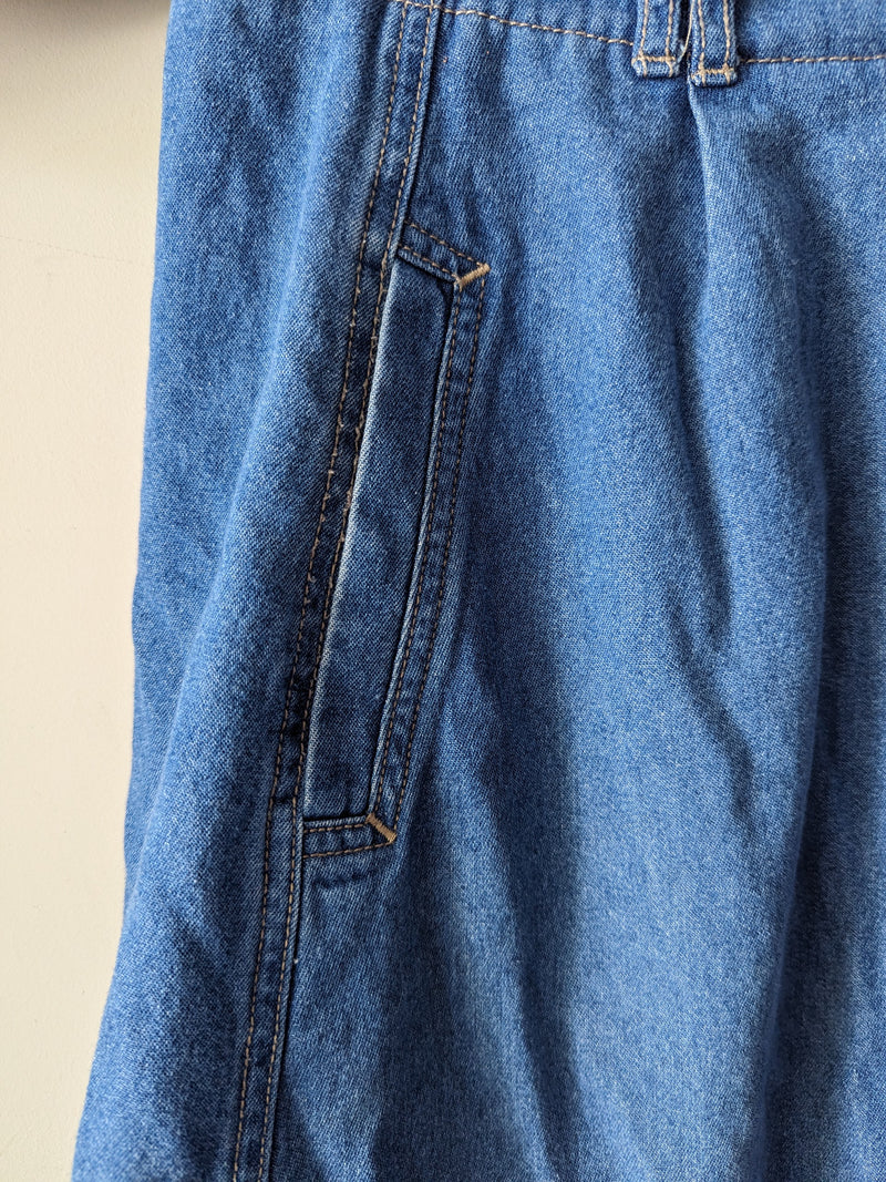 Vintage Koret Jean Skirt - AtaCollections 