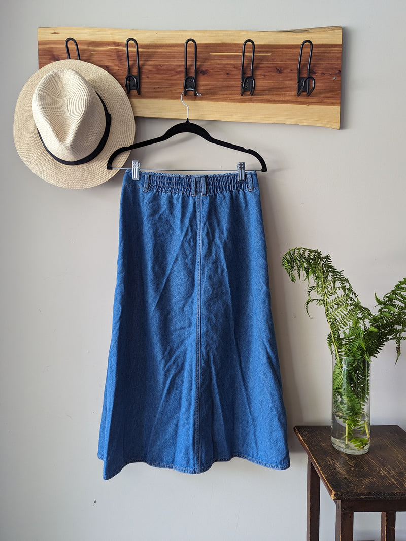 Vintage Koret Jean Skirt - AtaCollections 
