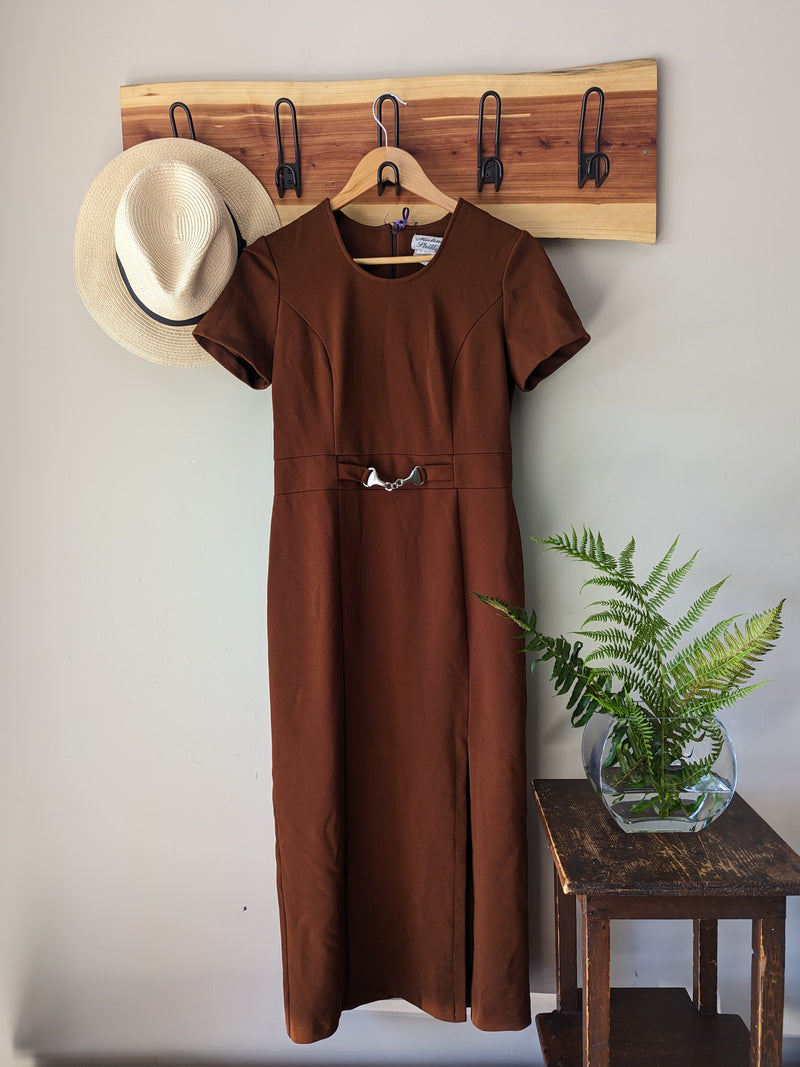 Grounded Vintage Dress - AtaCollections 