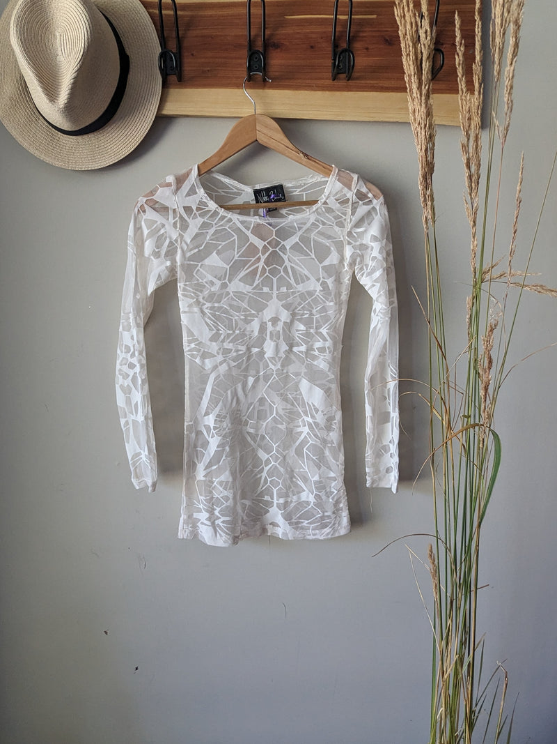 Sheer patterned Shirt