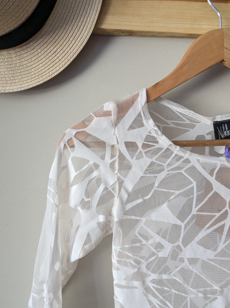 Sheer patterned Shirt