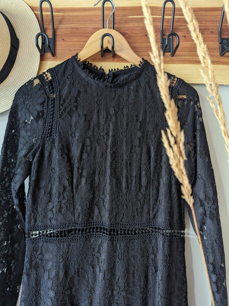 Lacy Black Dress