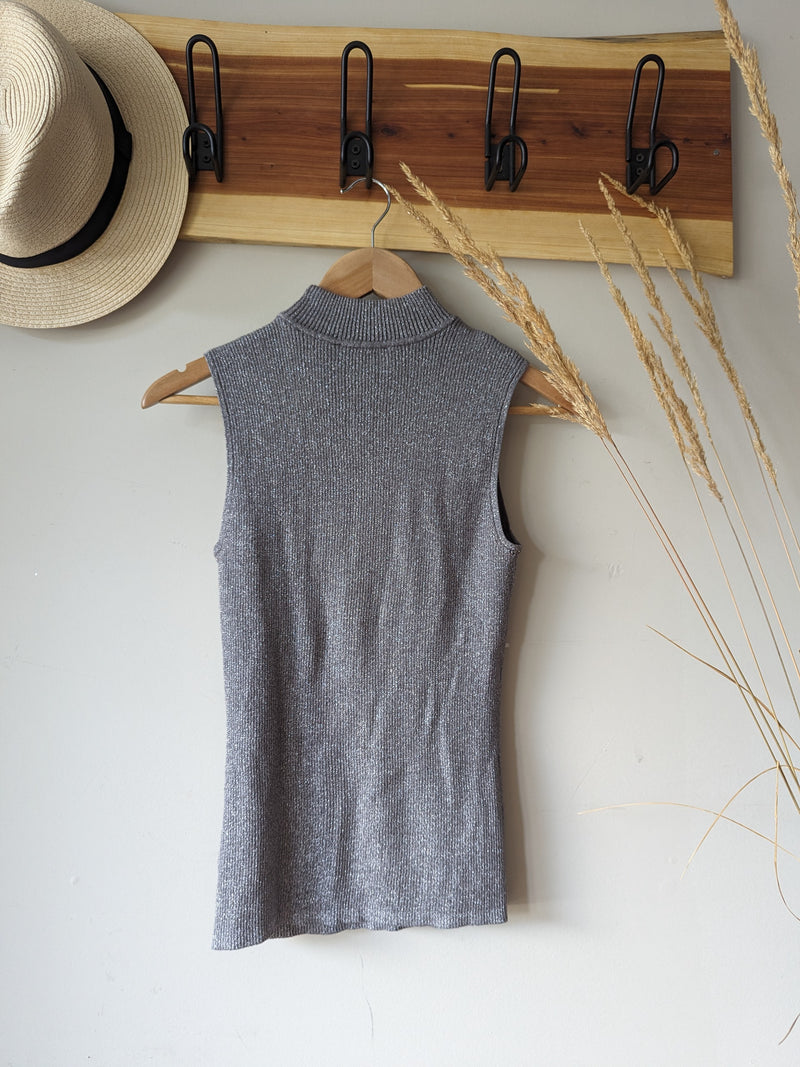Silver Shine Top
