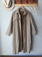 Leopard Trench Coat