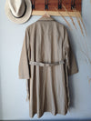 Leopard Trench Coat