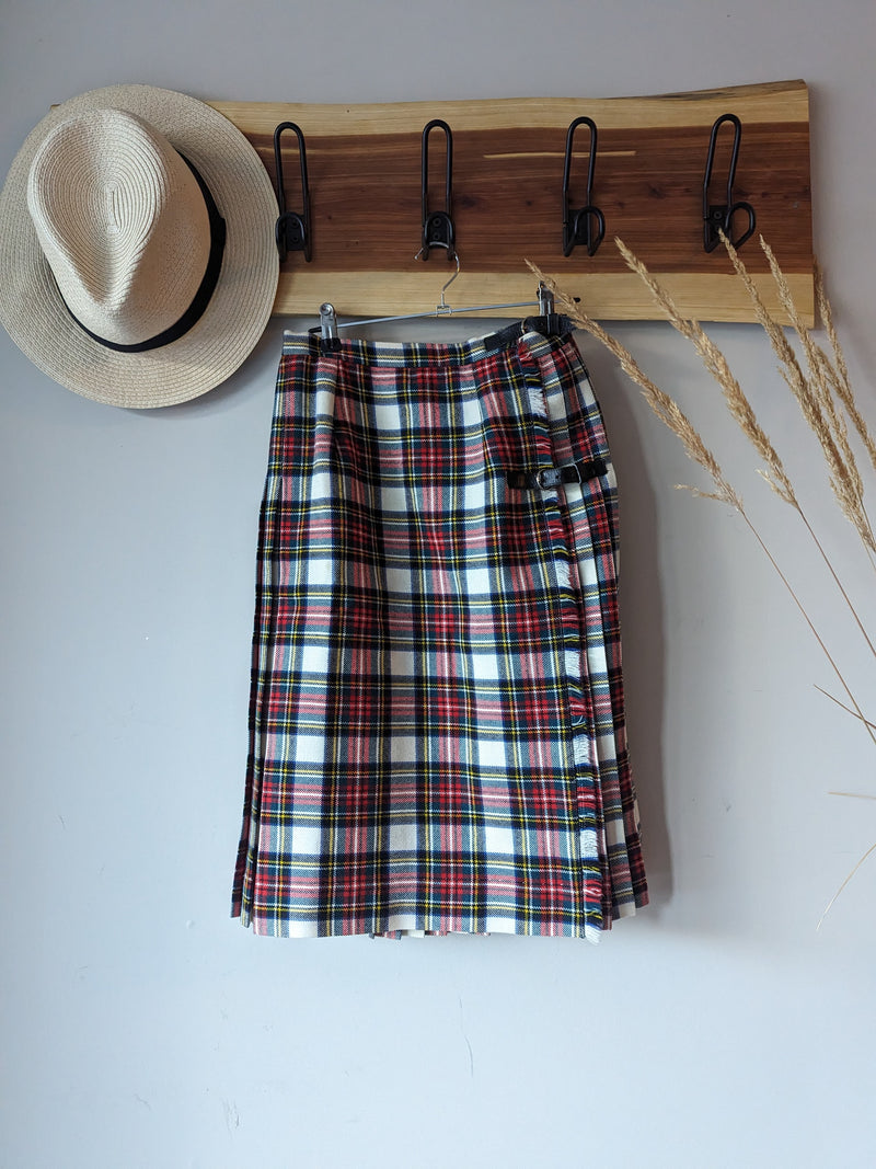 Gor-ray Plaid Skirt