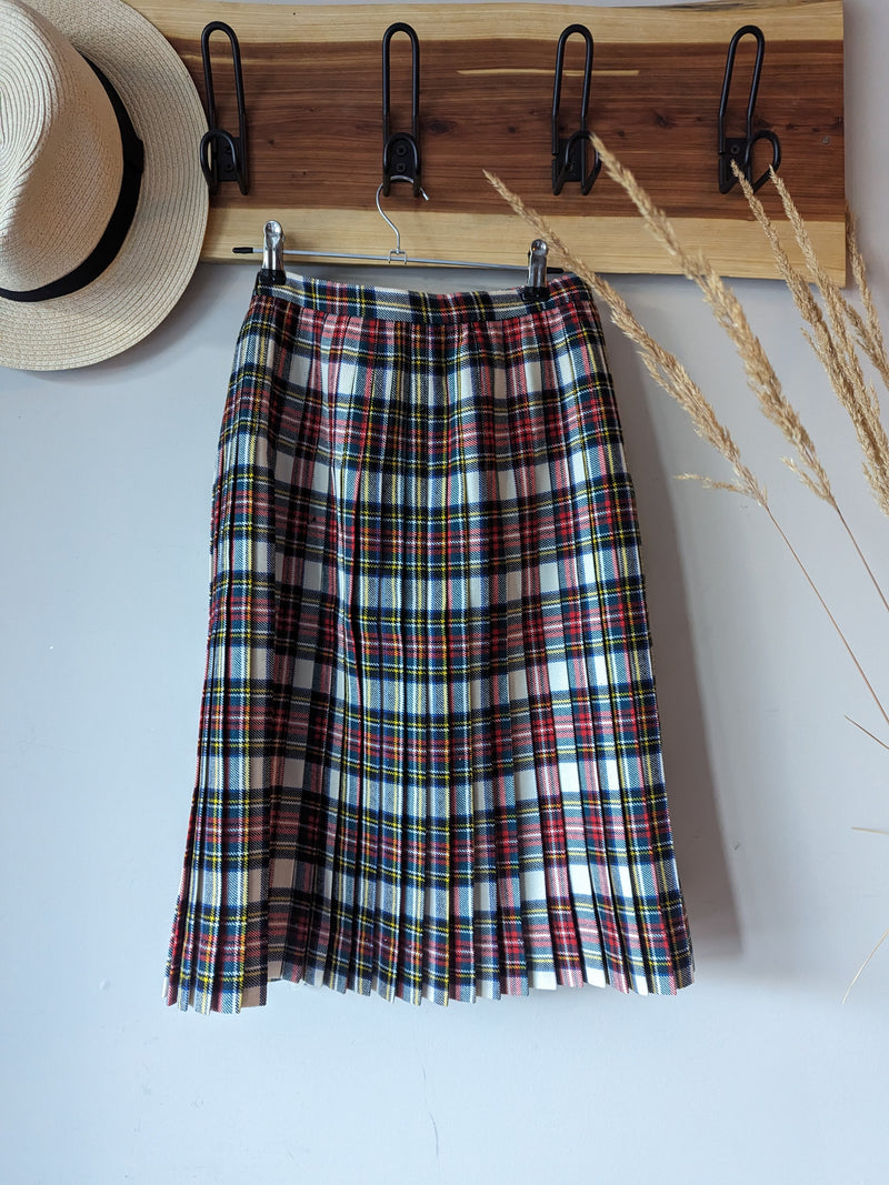 Gor-ray Plaid Skirt