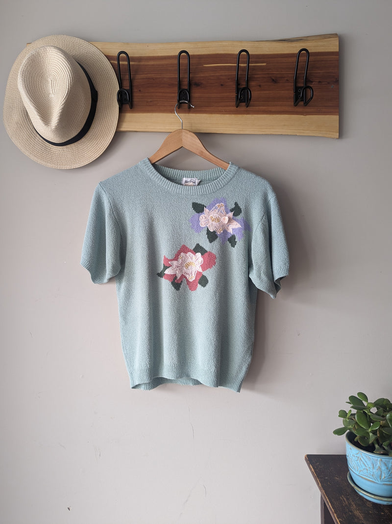 Minted Flower Top