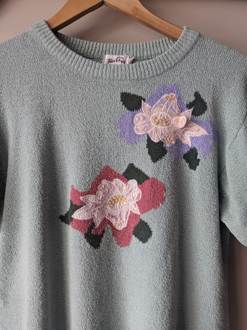 Minted Flower Top