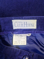 Club House Cord Skirt - AtaCollections 