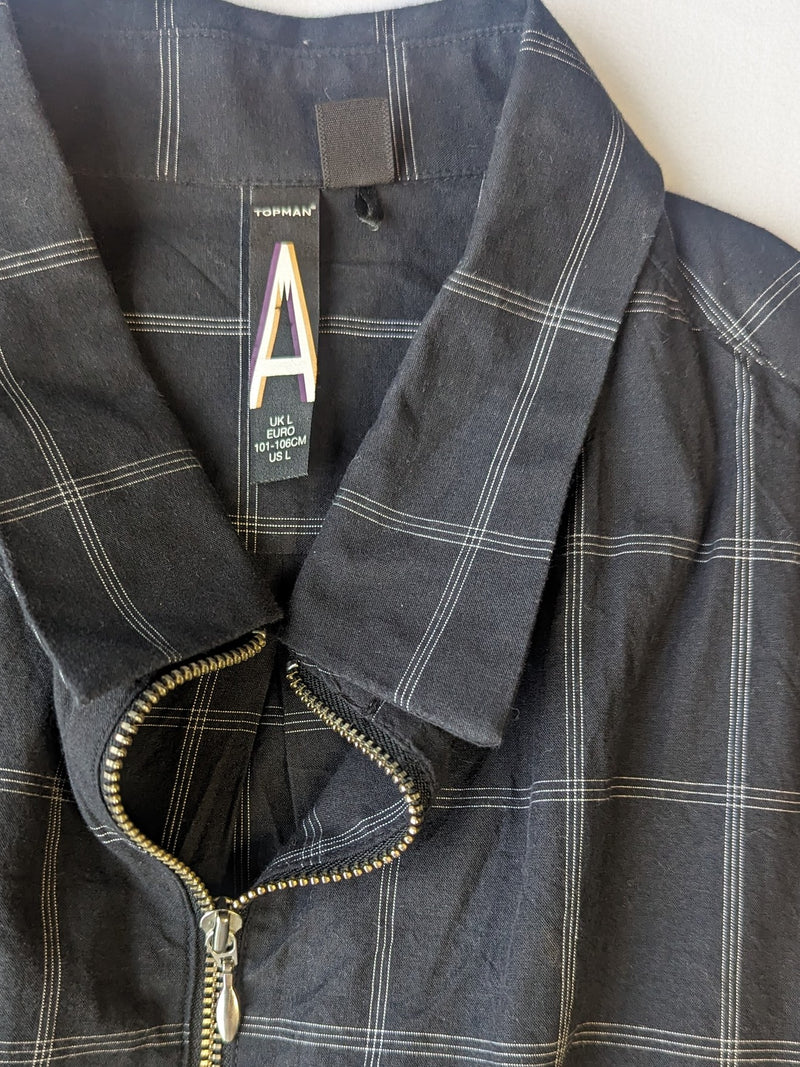 Long Zippered Jacket Top Man - AtaCollections 