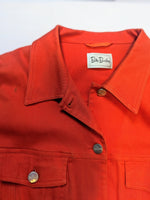 Orange you ready Jean Jacket - AtaCollections 
